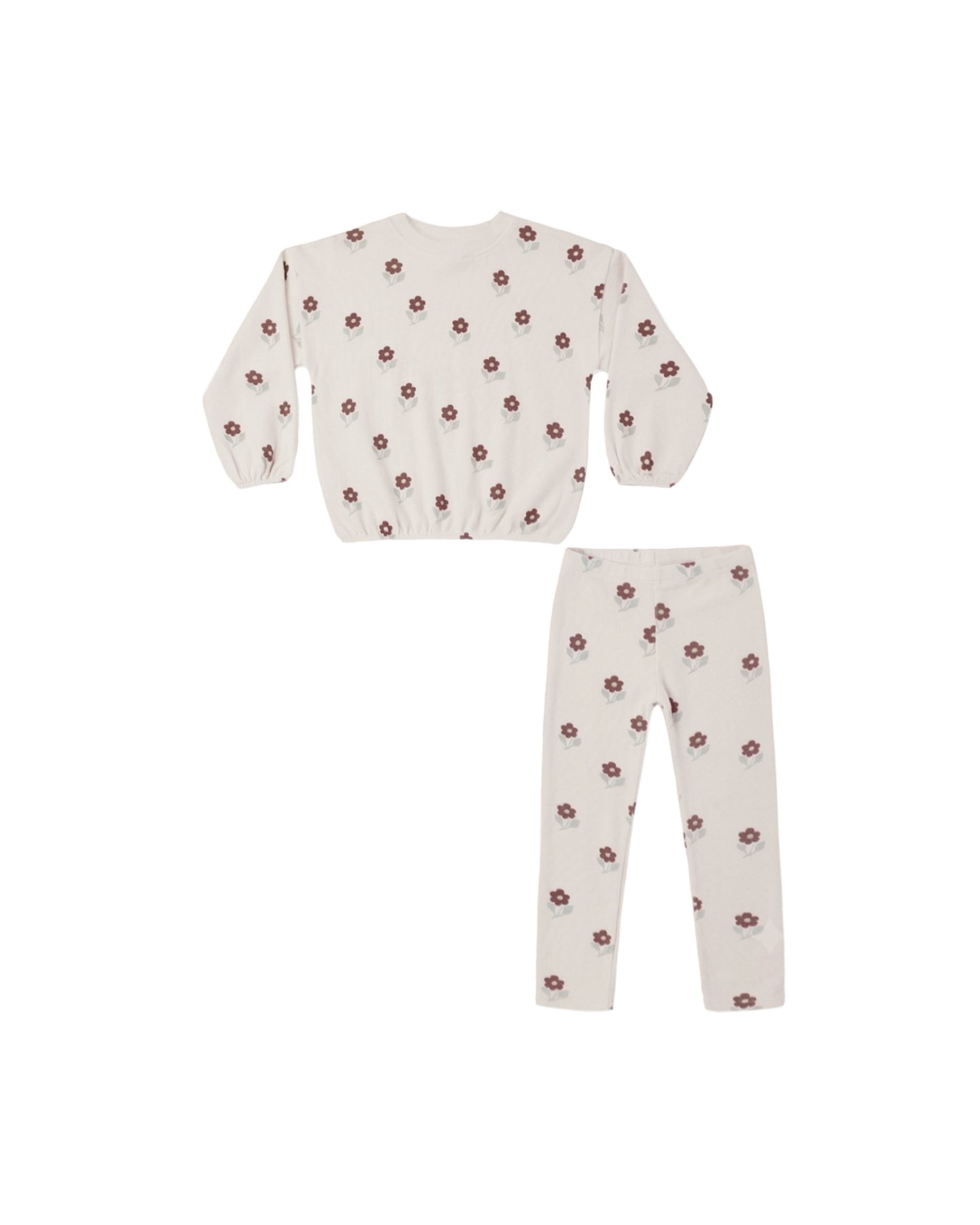 Rylee & Cru Petal Daisy Spongey Knit Play Set featuring soft, colorful knitted fabric with petal and daisy patterns for kids.