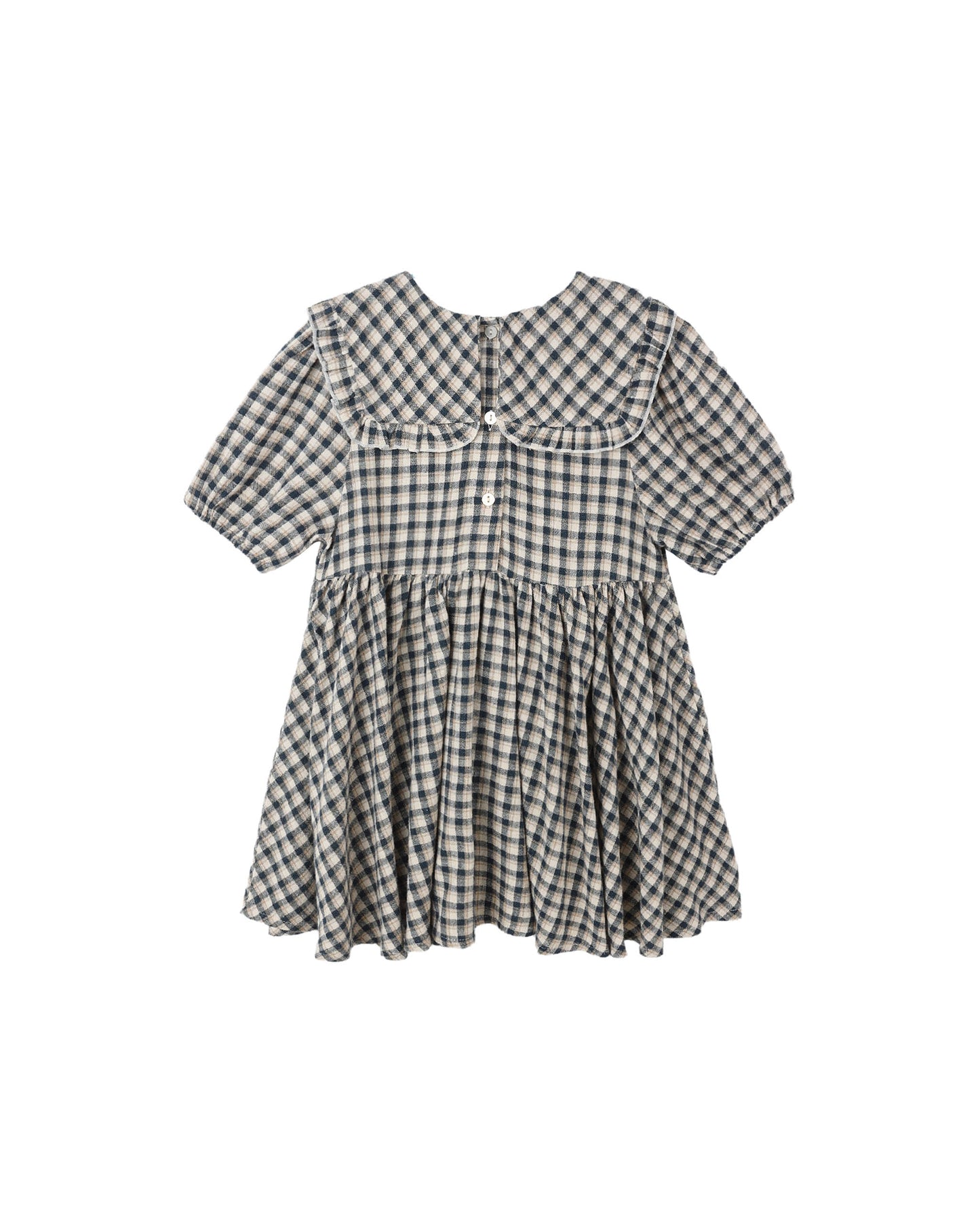 Rylee & Cru - Navy Check Camille Dress