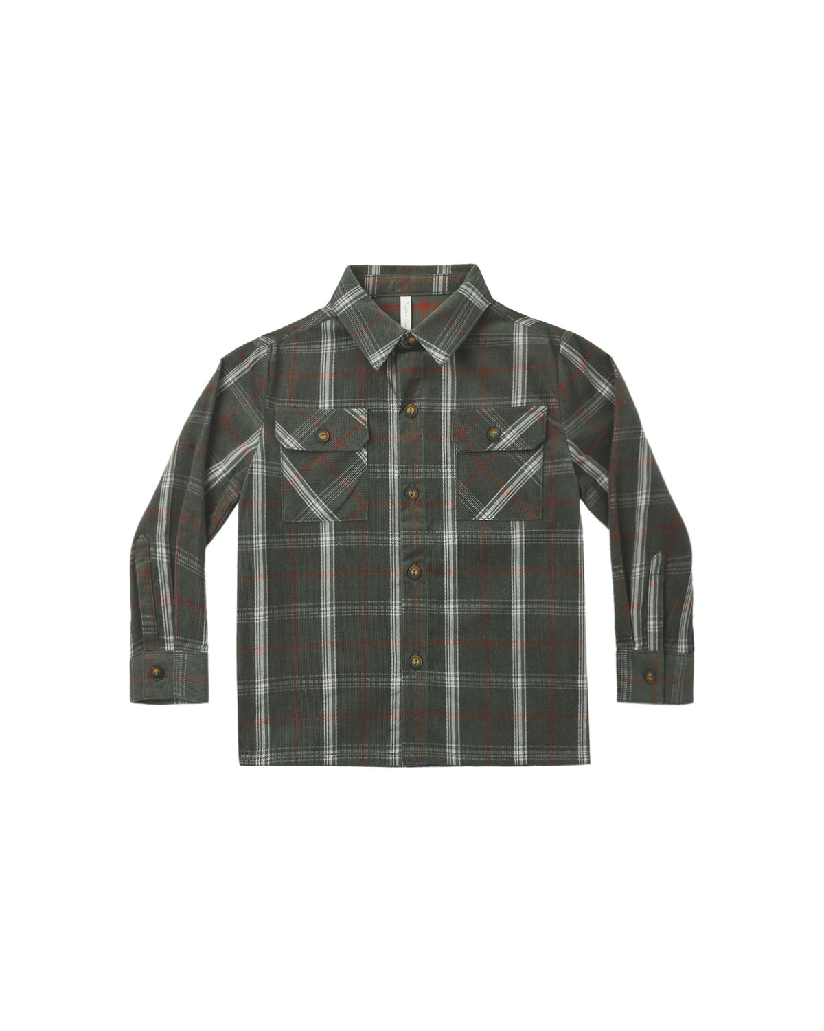 Holiday Plaid Pocketed Flannel Shirt
