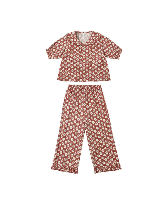 Ruby Fleur Ruffle Pajamas
