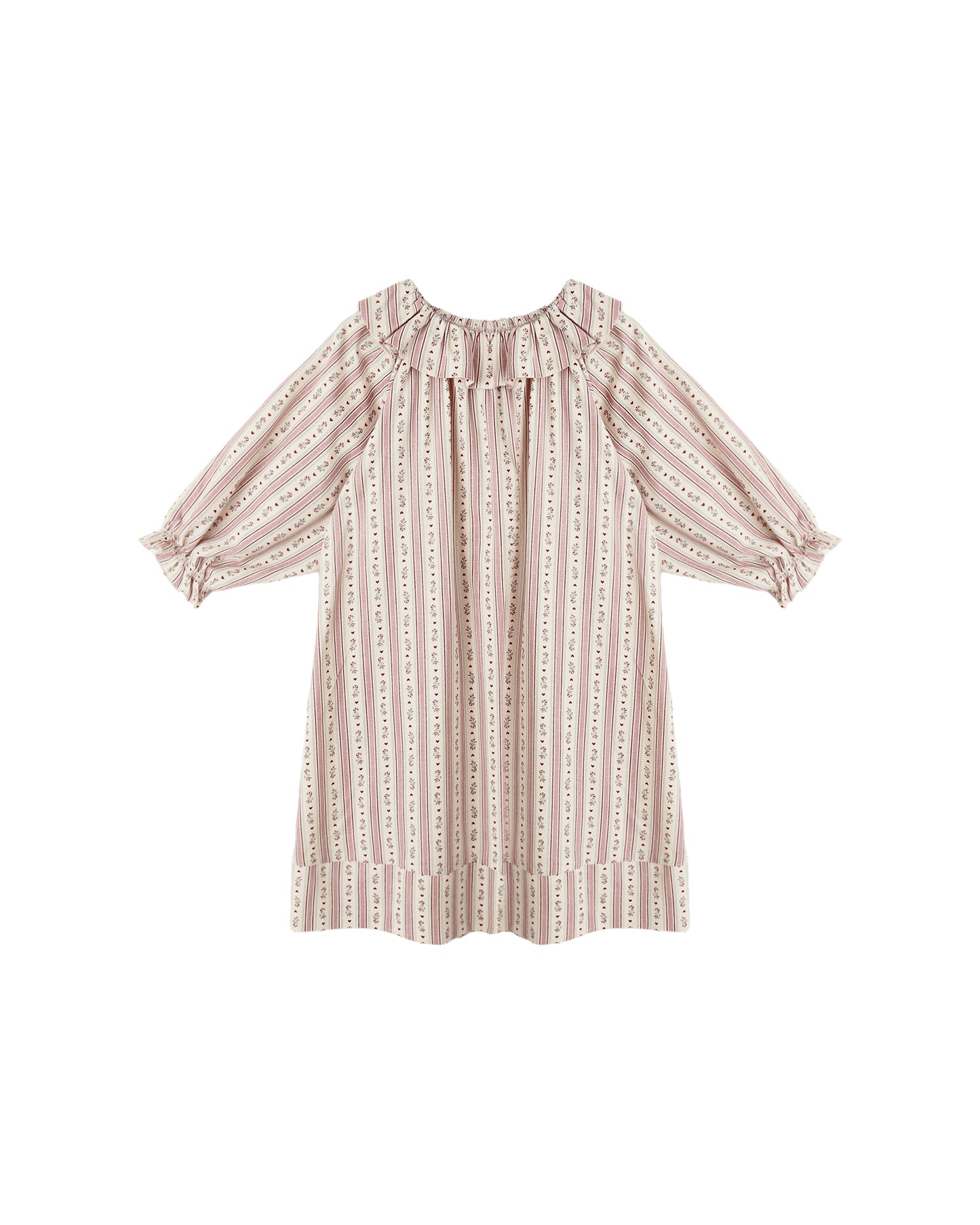 Candy Cane Stripe Girl's Nightgown