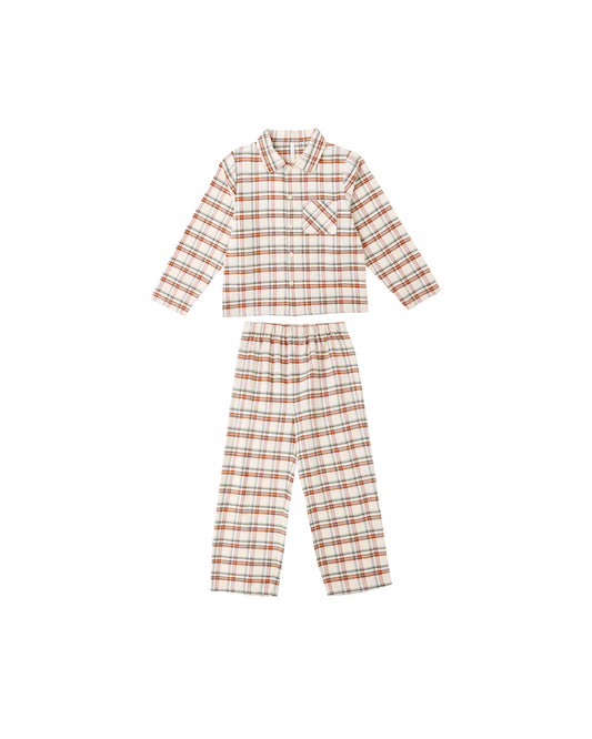 Holiday Flannel Long Sleeve Pajamas