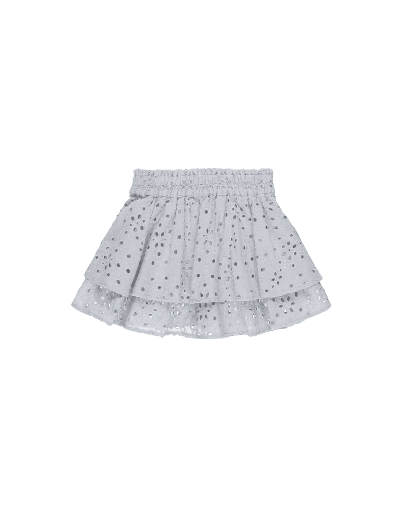 Rylee & Cru - Rose Mini Skirt || Light Blue