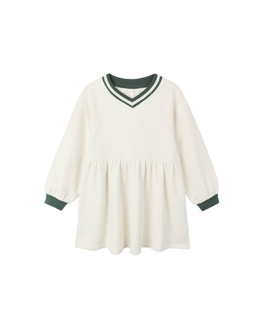 Natural Raglan Sweatshirt Dress