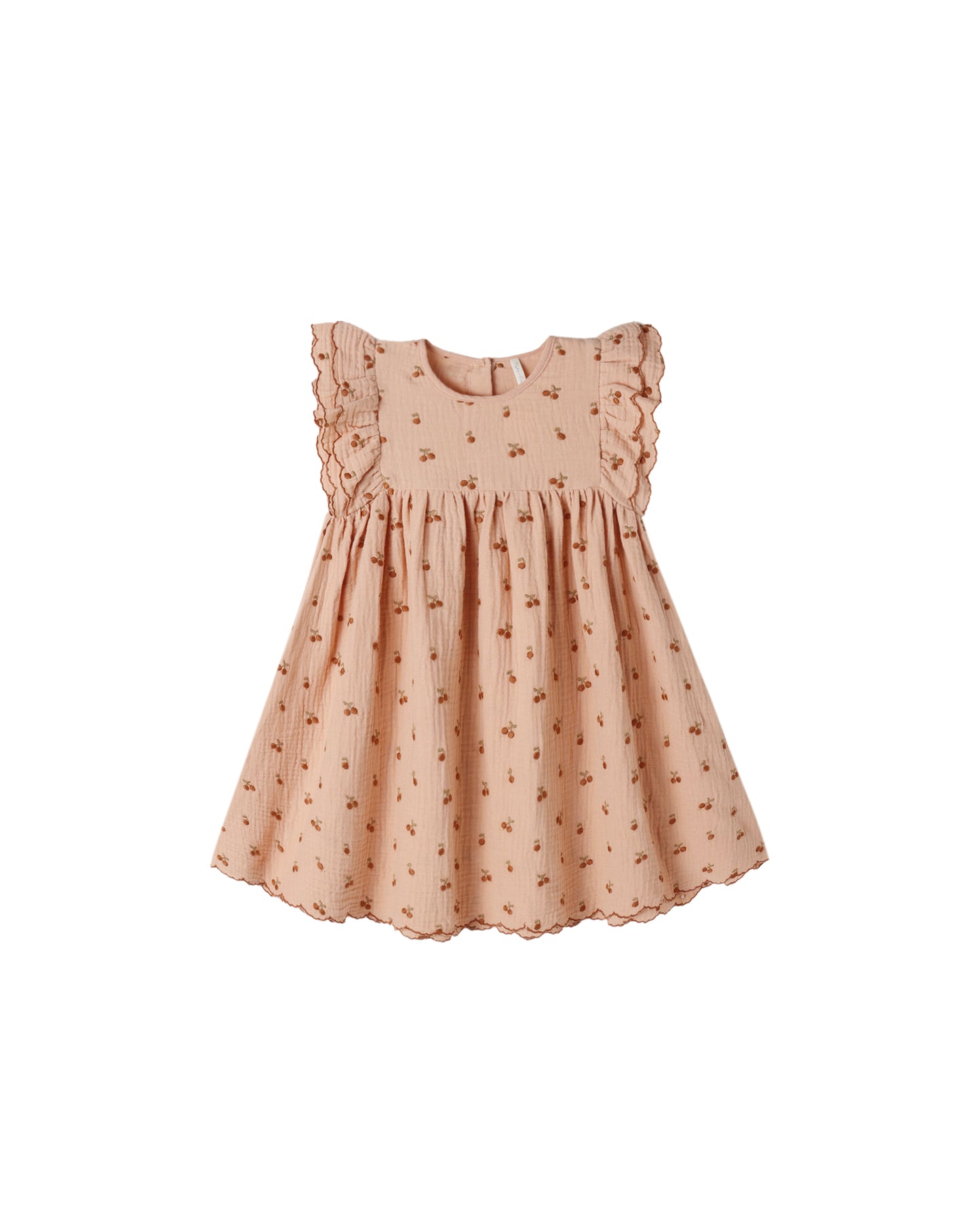 Melon Kinsley Dress by Rylee & Cru, featuring a soft fabric, playful pattern, and a flowing design for kids.