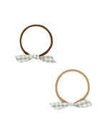 Rylee & Cru - Eucalyptus Gingham Little Knot Headband