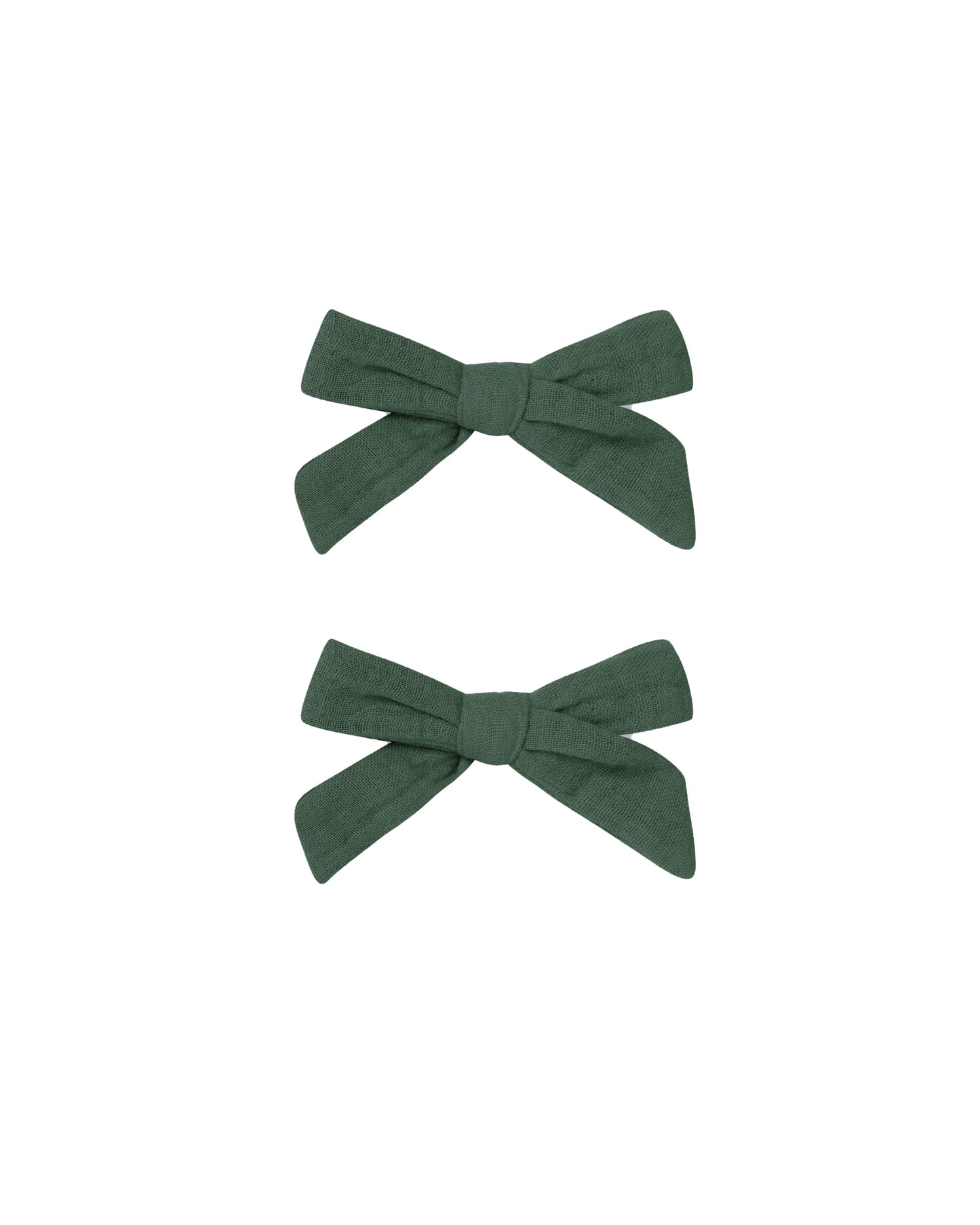 Green Bows Set of 2