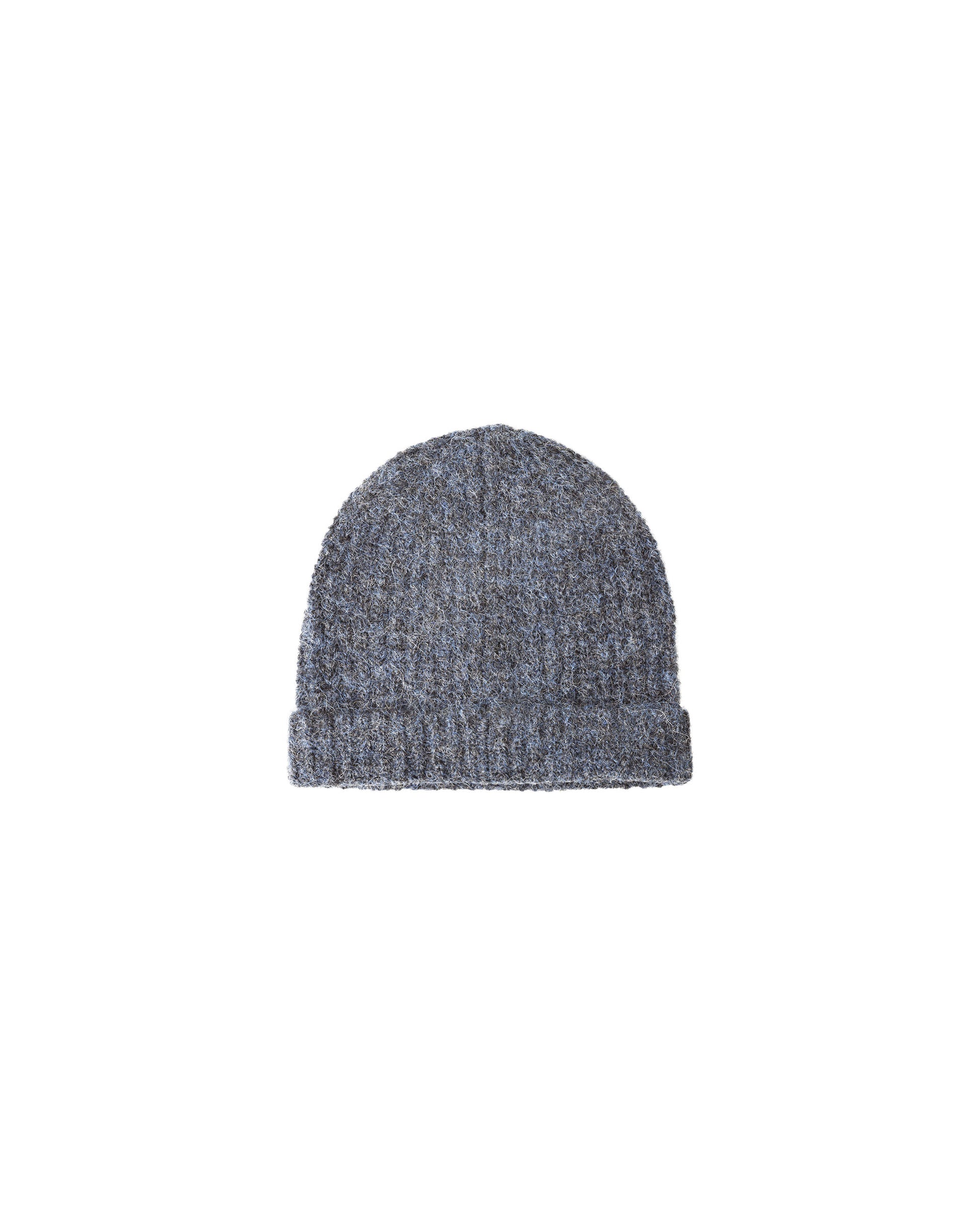 Rylee & Cru Midnight Beanie made of soft knit fabric, featuring a snug fit and folded brim in deep midnight blue.
