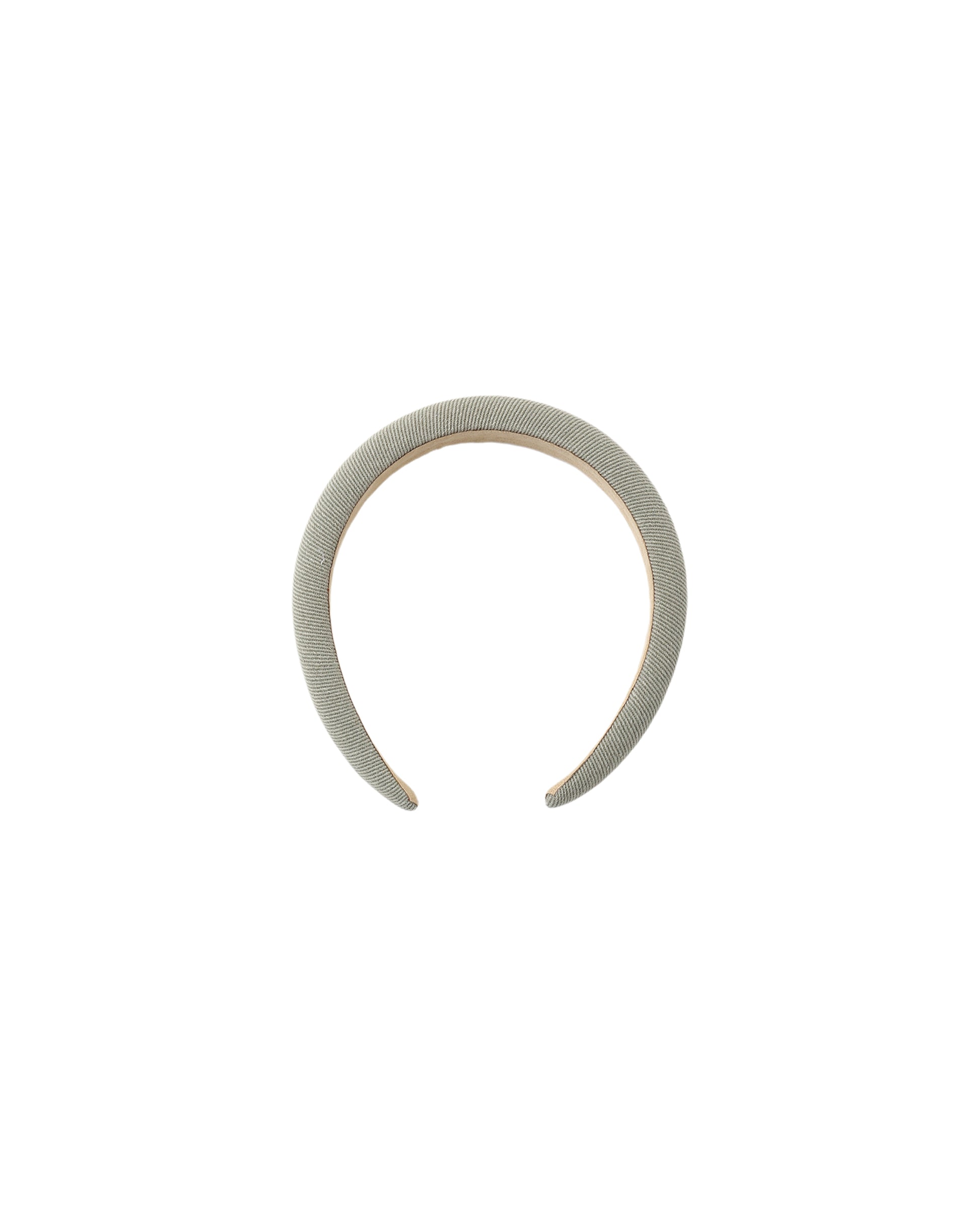 Dark sage padded headband by Rylee & Cru featuring soft fabric and comfortable padding, perfect for stylish everyday wear.