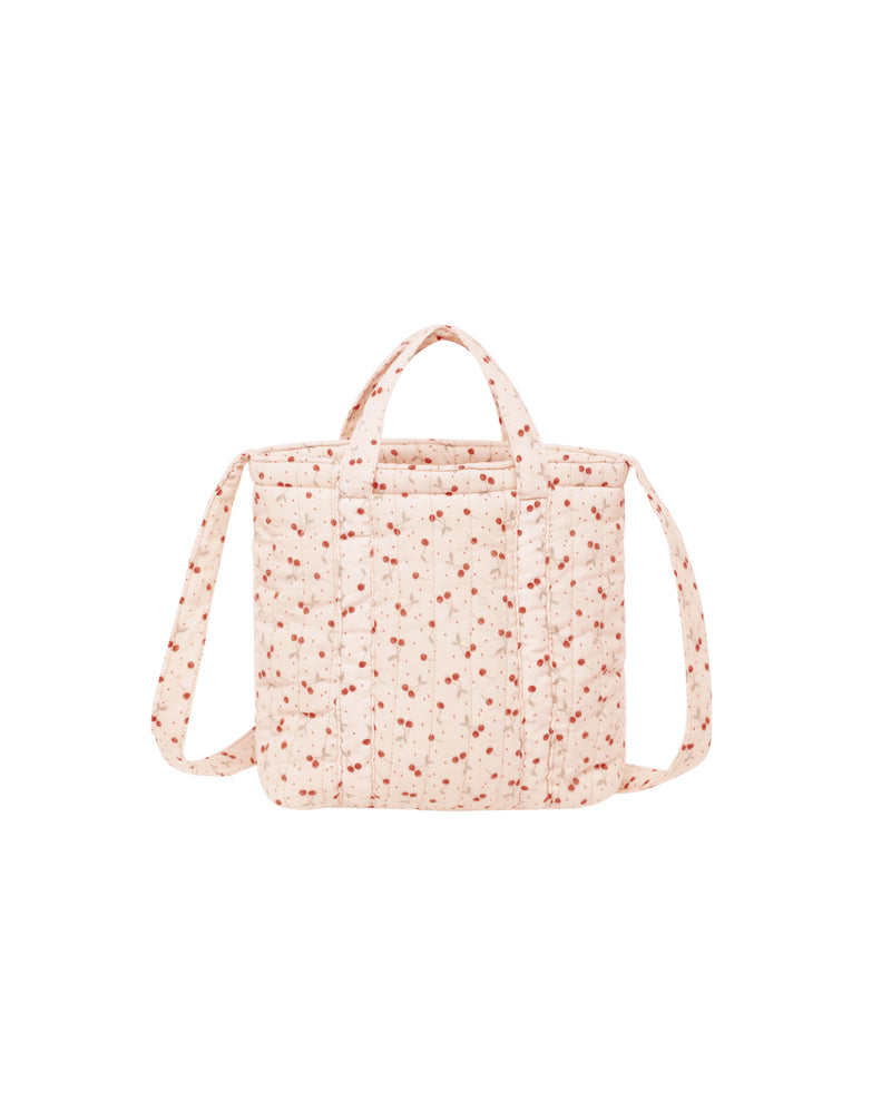 Rylee & Cru - Quilted Tote Bag || Cherries