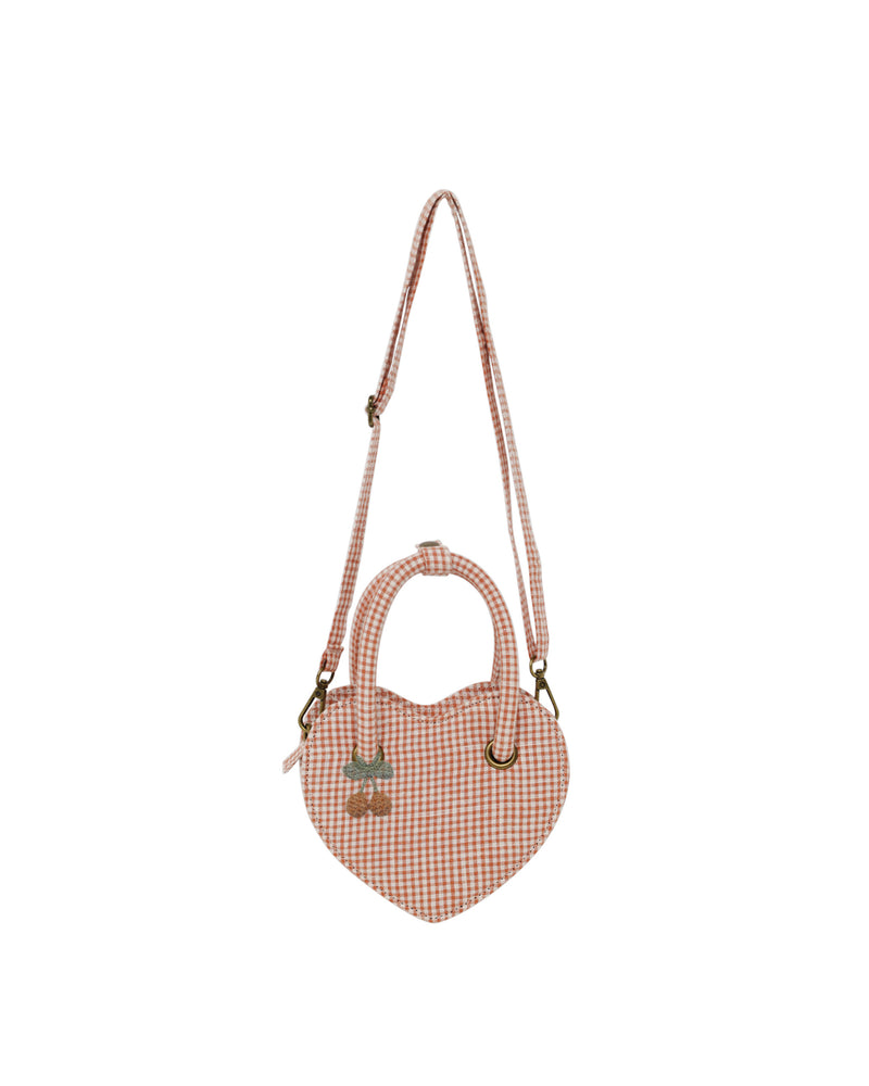 Rylee & Cru - Heart Purse || Poppy Gingham