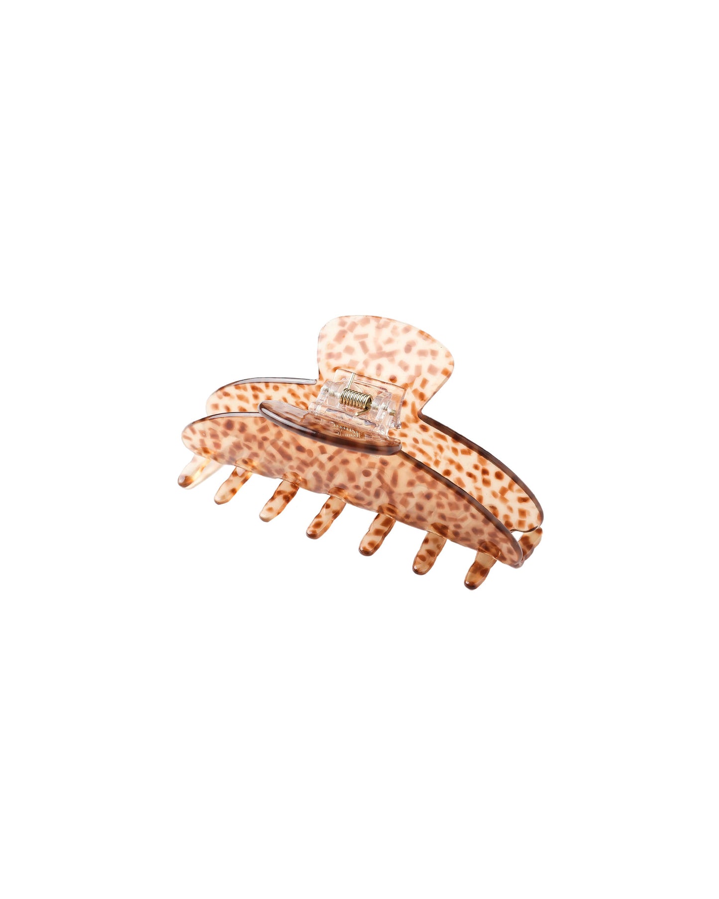 Brown Tortoise Claw Clip