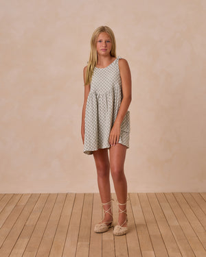 Rylee & Cru - Teen Summer Dress || Sage Check