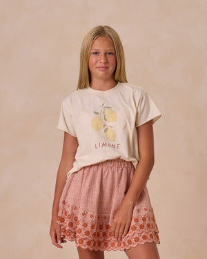 Rylee & Cru - Teen Rose Mini Skirt || Poppy Gingham