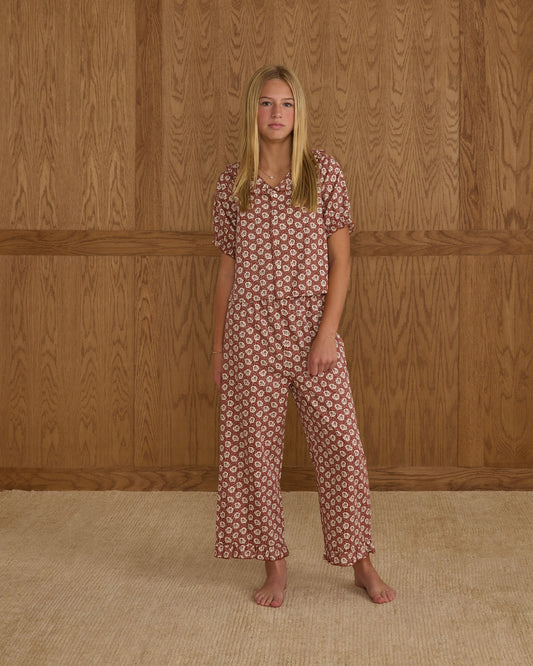 Teen Ruby Fleur Ruffle Pajamas