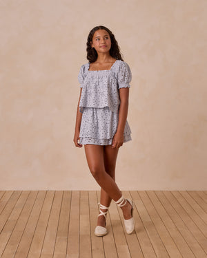 Rylee & Cru - Teen Milan Blouse || Light Blue