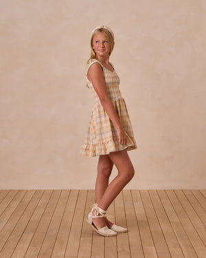 Rylee & Cru - Teen Pastel Plaid Kalina Dress