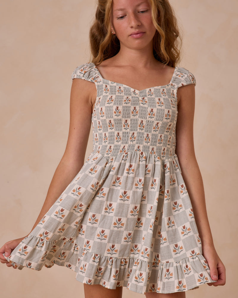 Rylee & Cru - Teen Garden Grid Kalina Dress