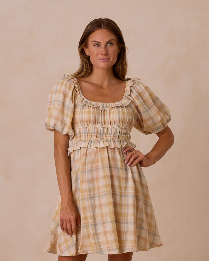 Rylee & Cru - Women's Pastel Plaid Shayla Dress