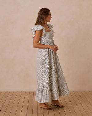 Rylee & Cru - Eucalyptus Gingham Francesca Dress