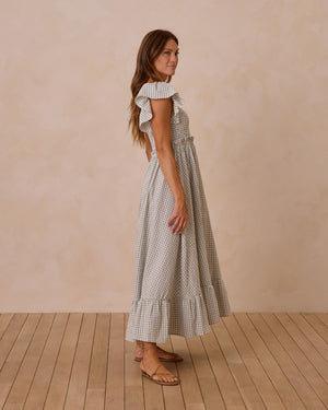 Rylee & Cru - Eucalyptus Gingham Francesca Dress