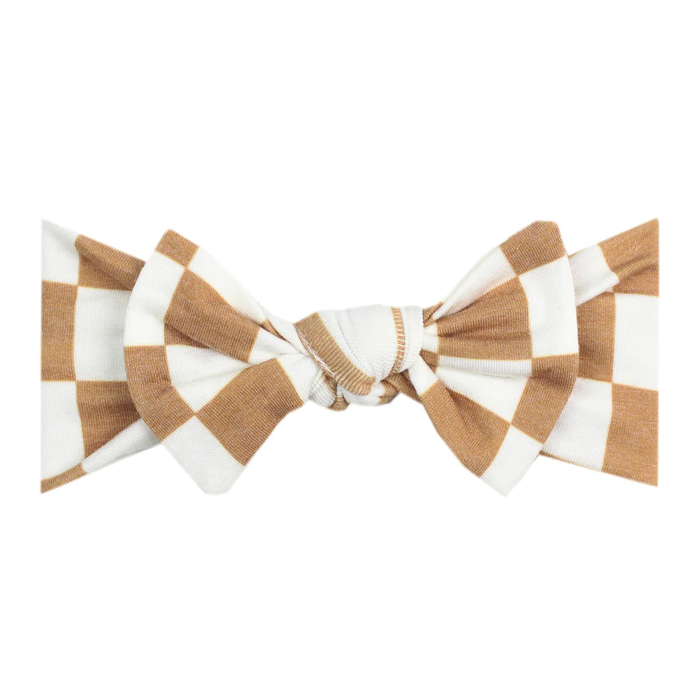 Copper Pearl - Rad Knit Headband Bow