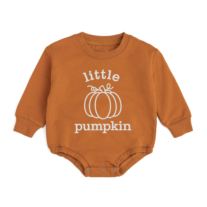 Little Pumpkin Long Sleeve Romper
