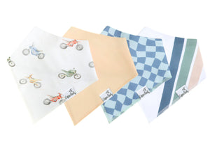 Copper Pearl - Ryder Baby Bandana Bibs Set