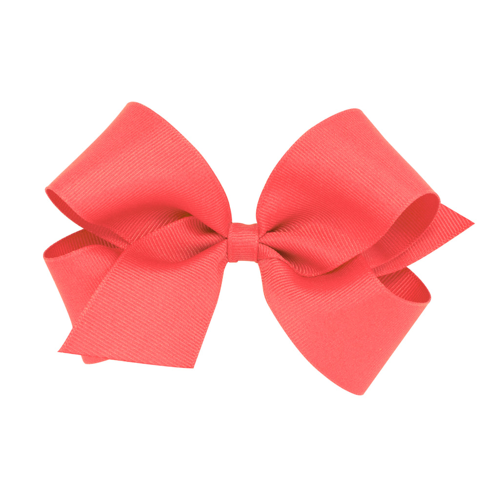 
            
                Load image into Gallery viewer, wee ones -  Classic Grosgrain Girls Hair Bow (Plain Wrap)
            
        