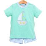 Jellybean - Sailboat Short Set