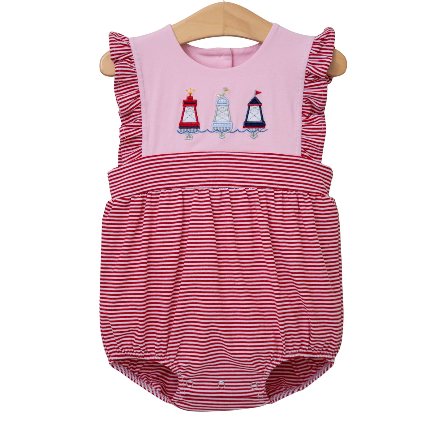 Red, white, and buoy Sophia Bubble toy by Jellybean, featuring colorful bubble design on a vibrant, playful background
