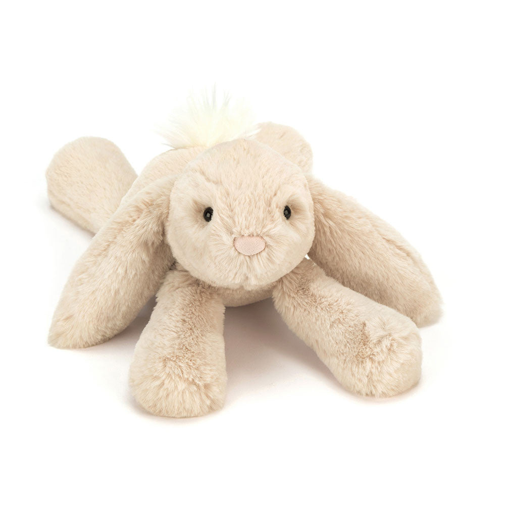 Soft Jellycat Smudge Rabbit Original plush toy with floppy ears and gentle expression, perfect for cuddling.