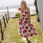 Pink Chicken - Women's Sierra Dress Pink Stripe Hydrangeas