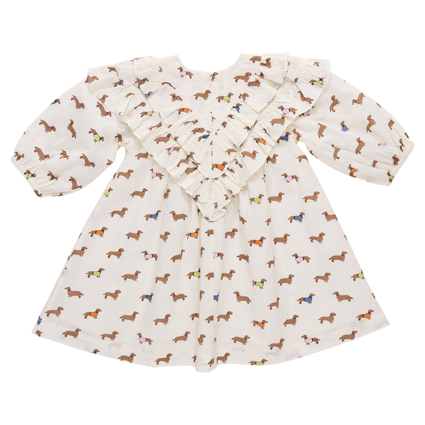 Dachshunds In Sweaters Girls Everly Dress