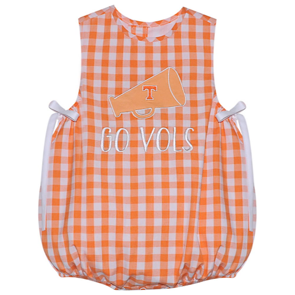 Remember Nguyen - Orange and White Gingham "Go Vols" Bubble