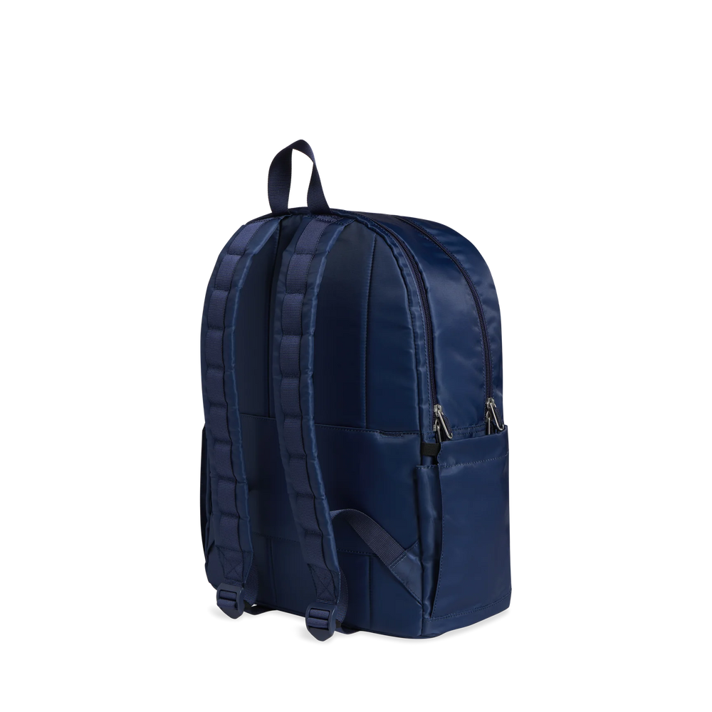 
            
                Load image into Gallery viewer, State Bag - Kane Double Pocket Large Chevron Blue Puffer
            
        