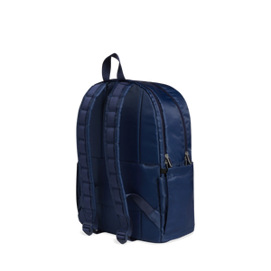 State Bag - Kane Double Pocket Large Chevron Blue Puffer
