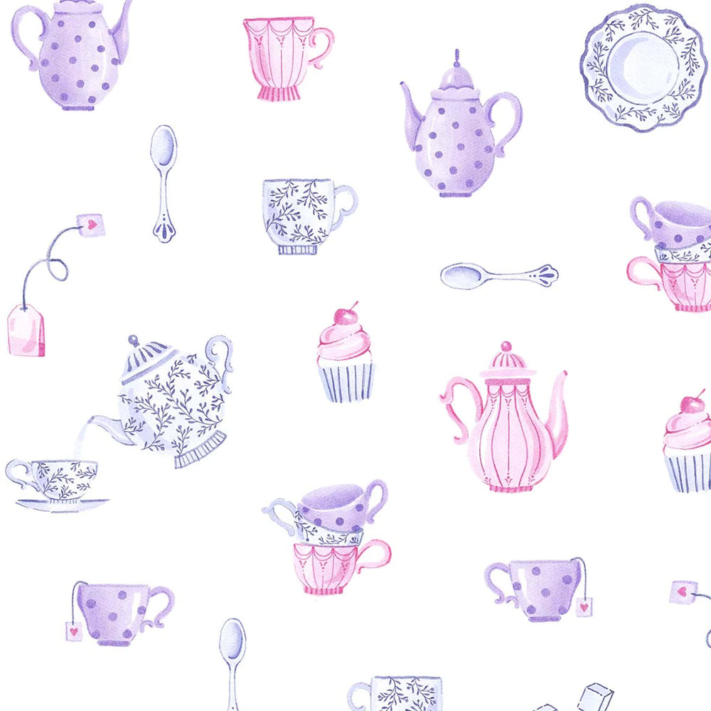 Lavender Bow - Tea Party Classic Footie