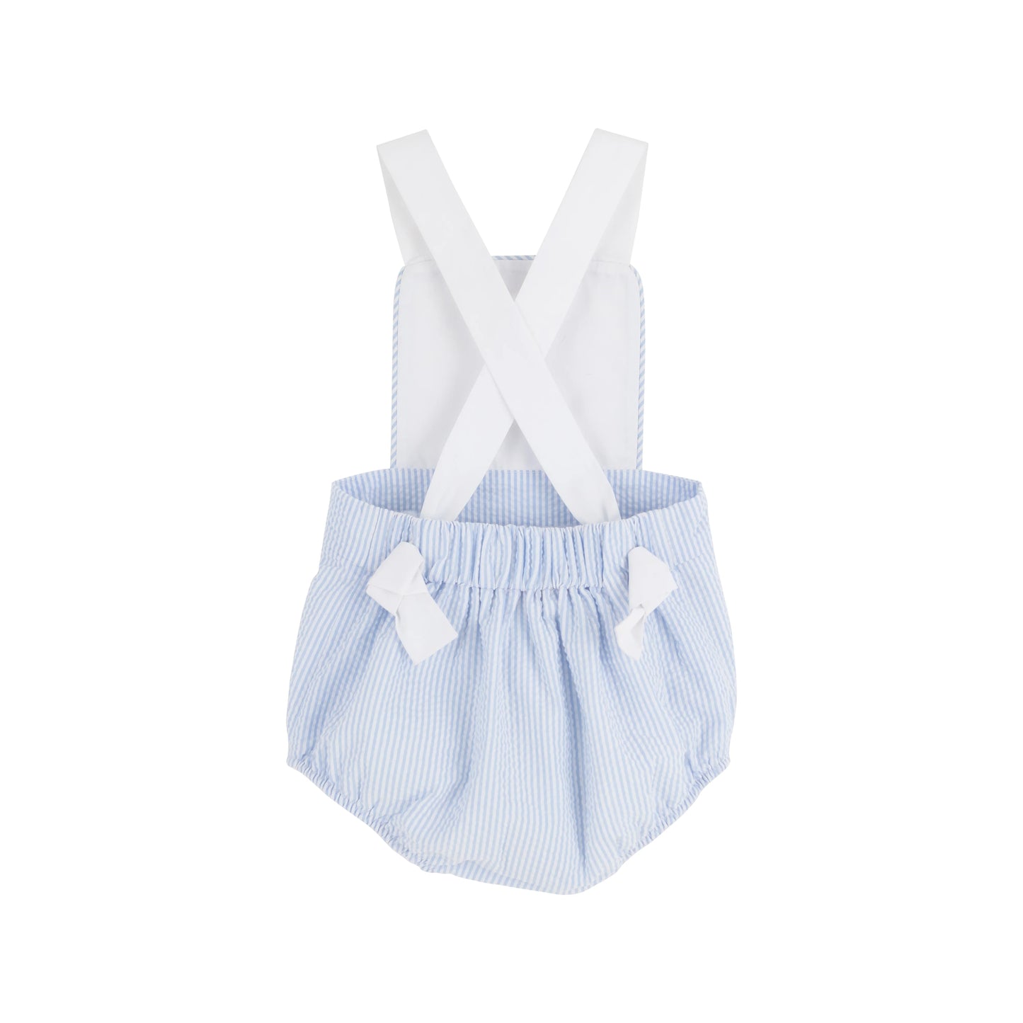The Beaufort Bonnet Company - Breakers Blue Seersucker Sayre Sunsuit