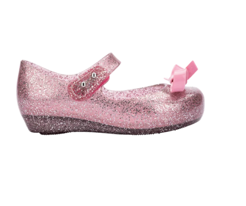 Mini Melissa - Glitter Pink Mini Melissa Ultragirl Bow