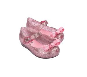 Mini Melissa - Glitter Pink Mini Melissa Ultragirl Bow