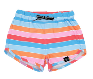 Feather 4 Arrow - Retro Rainbow Surf Short