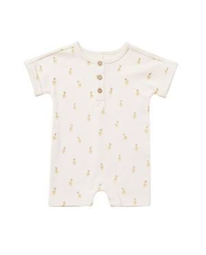 Quincy Mae -  Lemons Short Sleeve One Piece