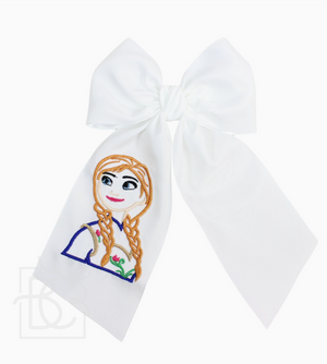 Beyond Creations- Princess Embroidered Bow- Braided Hair Princess