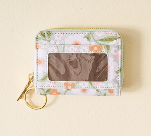 The Darling Effect - Floral Haven Sage Zip Around Wallet