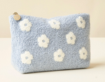 The Darling Effect -Blue Flower Teddy Pouch