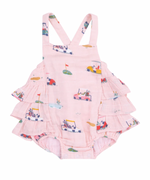 Angel Dear - Golf Cart Cuties Pink Ruffle Sunsuit