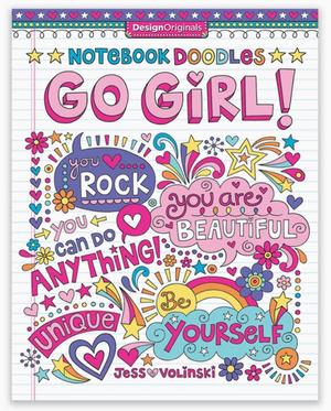 Doodles Go Girl Coloring Book