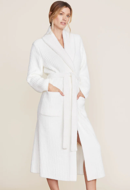 Barefoot Dreams - Pearl Eco Cozychic Ribbed Robe