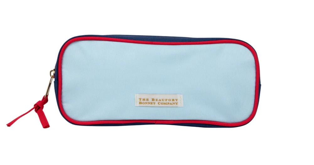 The Beaufort Bonnet Company - Buckhead Blue Peyton Pencil Pouch